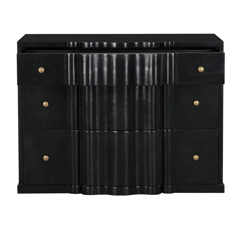Kiss Wooden Black Dresser - LOOMLAN - Noir - Dressers