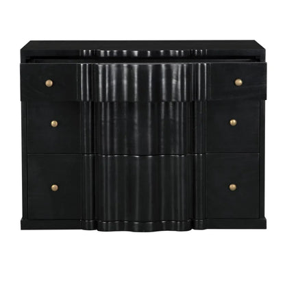 Kiss Wooden Black Dresser - LOOMLAN - Noir - Dressers