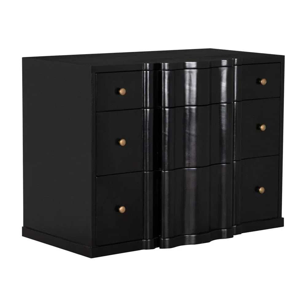 Kiss Wooden Black Dresser - LOOMLAN - Noir - Dressers