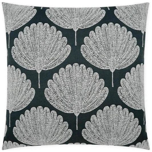 Kita Ebony Floral Black Large Throw Pillow Insert - LOOMLAN - D.V. Kap - Throw Pillows
