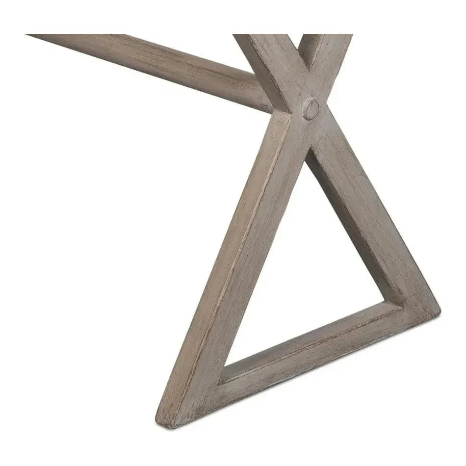 Kitchen Desk Stone Grey-Home Office Desks-Sarreid-LOOMLAN