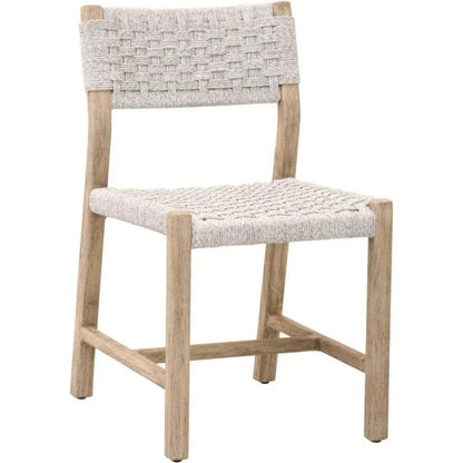 Kitts Rope Outdoor Dining Chair 2PC-Outdoor Dining Chairs-Essentials For Living-LOOMLAN