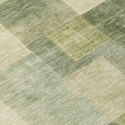 Kiva Green Washable Indoor - Outdoor Rug - LOOMLAN - LOOMLAN Rugs - Outdoor Rugs