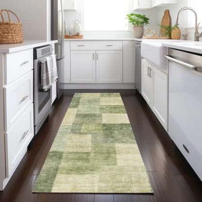 Kiva Green Washable Indoor - Outdoor Rug - LOOMLAN - LOOMLAN Rugs - Outdoor Rugs