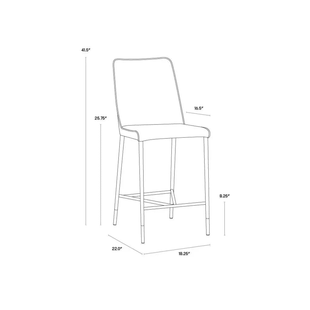 Klaus Compact Counter Stool - LOOMLAN - SUNPAN - Counter Stools