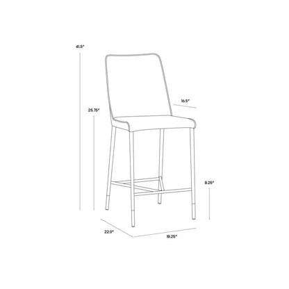 Klaus Compact Counter Stool - LOOMLAN - SUNPAN - Counter Stools