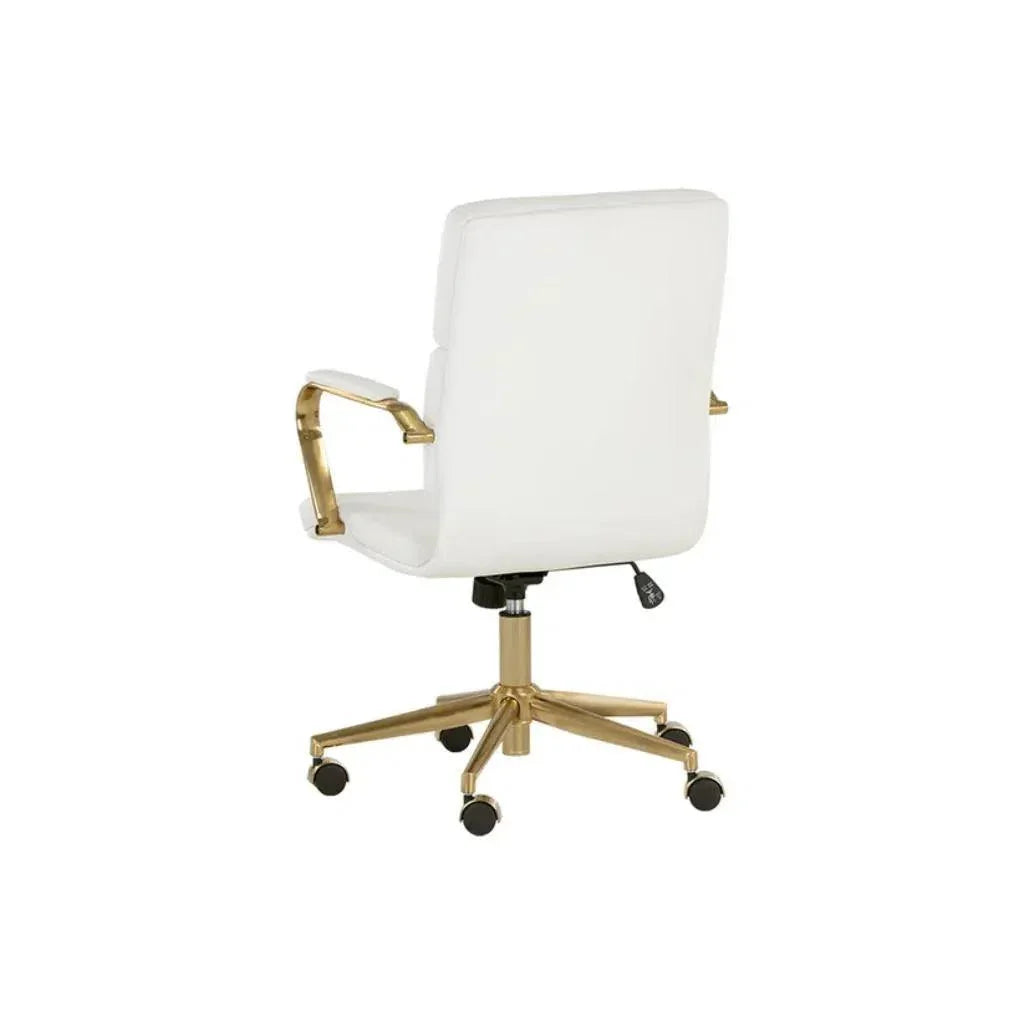 Kleo Leather Stylish Office Chair-Office Chairs-SUNPAN-LOOMLAN