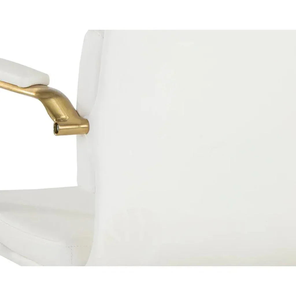 Kleo Leather Stylish Office Chair-Office Chairs-SUNPAN-LOOMLAN