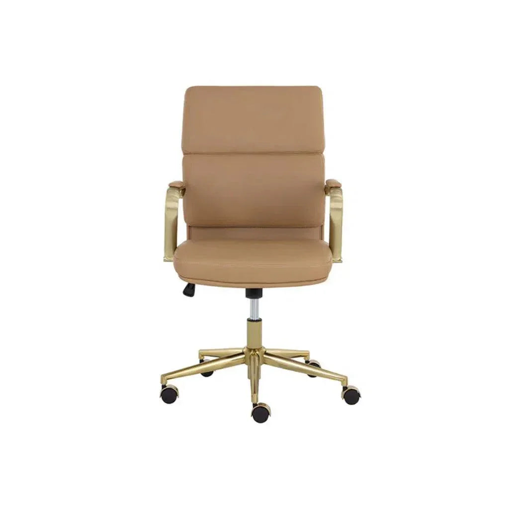 Kleo Leather Stylish Office Chair-Office Chairs-SUNPAN-LOOMLAN