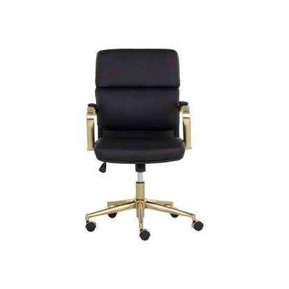 Kleo Leather Stylish Office Chair-Office Chairs-SUNPAN-LOOMLAN