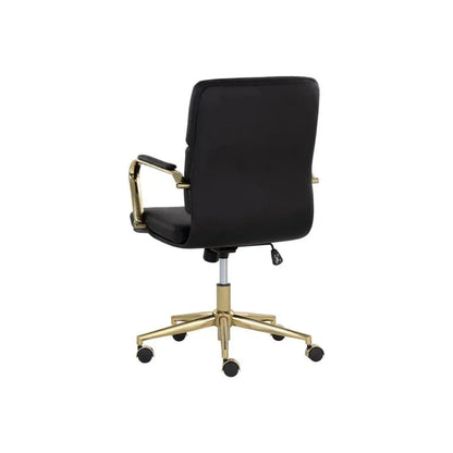 Kleo Leather Stylish Office Chair-Office Chairs-SUNPAN-LOOMLAN