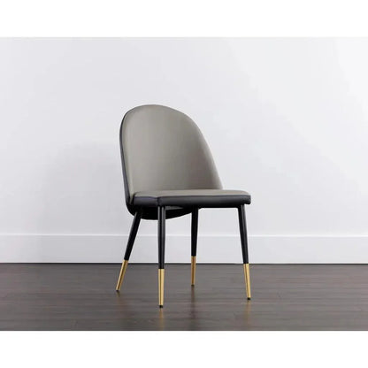 Kline Leather Armless Dining Chair - LOOMLAN - SUNPAN - Dining Chairs