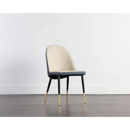 Kline Leather Armless Dining Chair - LOOMLAN - SUNPAN - Dining Chairs