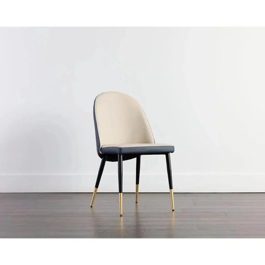 Kline Leather Armless Dining Chair - LOOMLAN - SUNPAN - Dining Chairs
