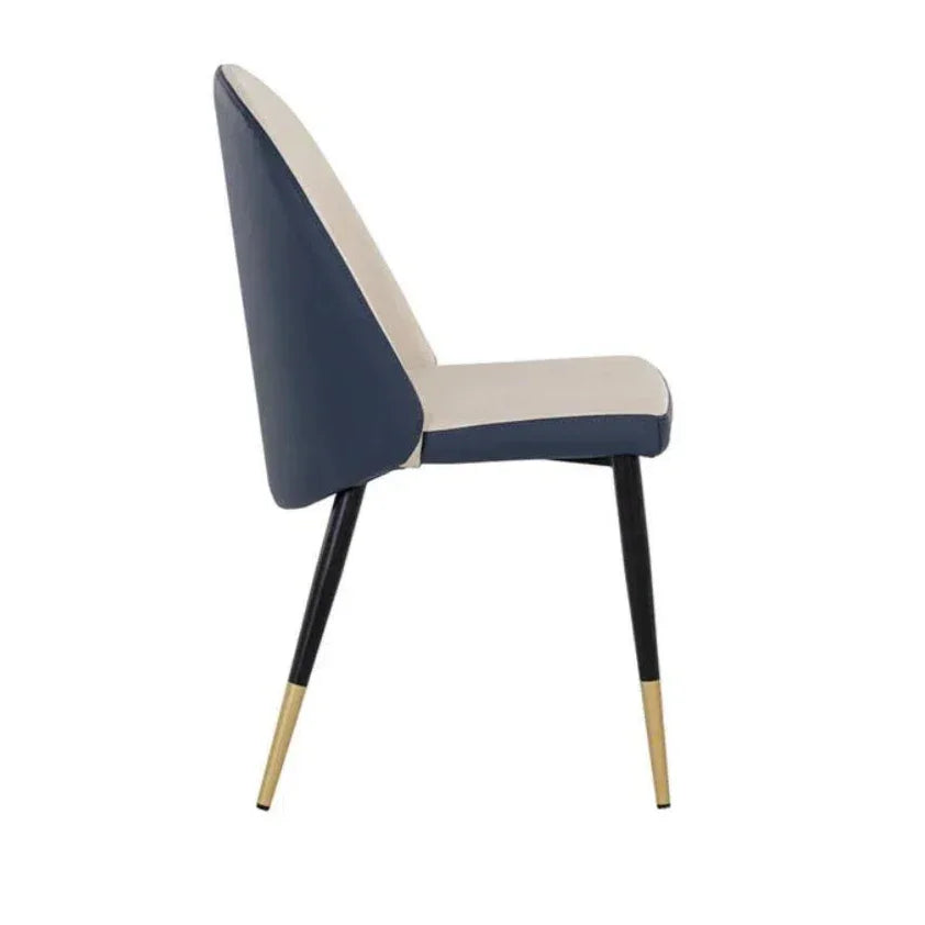 Kline Leather Armless Dining Chair - LOOMLAN - SUNPAN - Dining Chairs