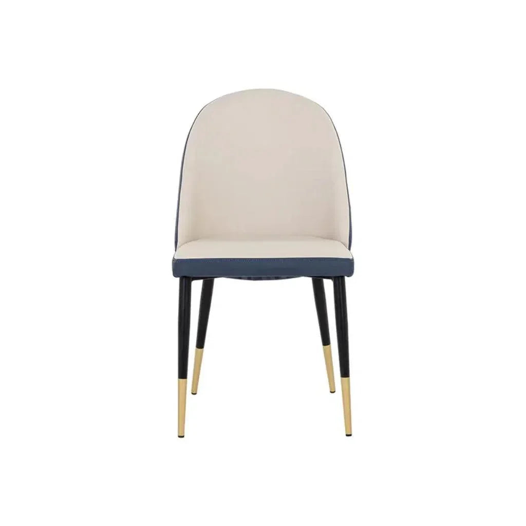 Kline Leather Armless Dining Chair - LOOMLAN - SUNPAN - Dining Chairs