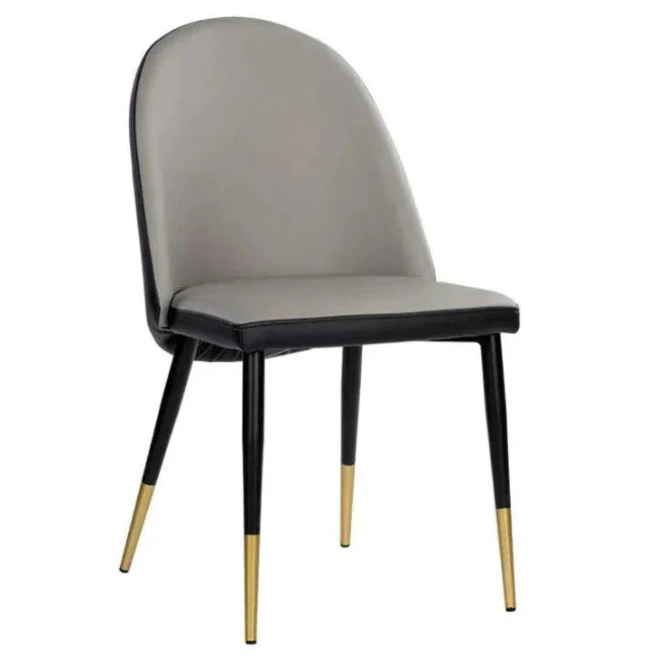Kline Leather Armless Dining Chair - LOOMLAN - SUNPAN - Dining Chairs