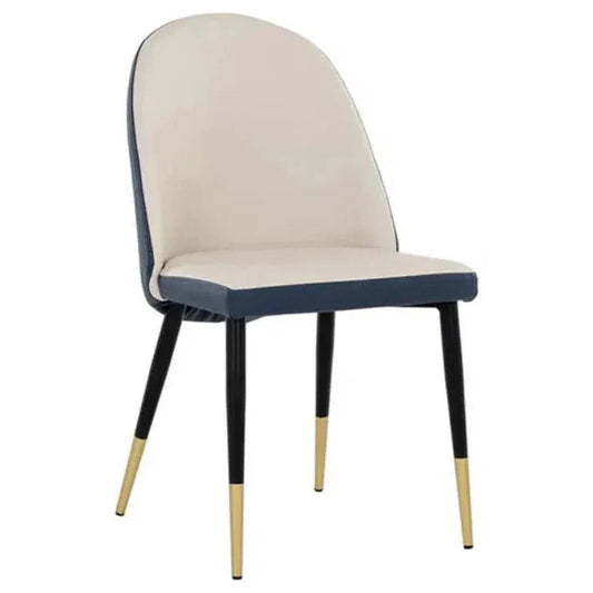 Kline Leather Armless Dining Chair - LOOMLAN - SUNPAN - Dining Chairs