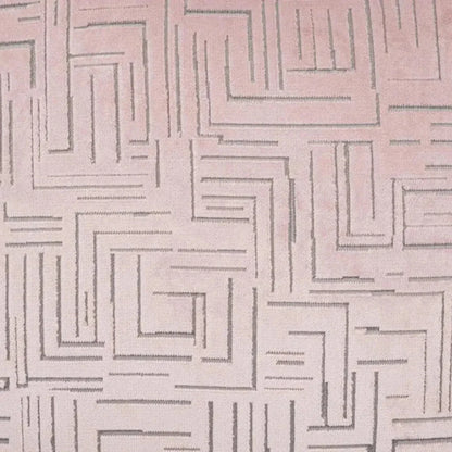 Klint Rose Geometric Blush Large Throw Pillow Insert - LOOMLAN - D.V. Kap - Throw Pillows