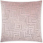 Klint Rose Geometric Blush Large Throw Pillow Insert - LOOMLAN - D.V. Kap - Throw Pillows