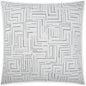 Klint Snow Geometric White Large Throw Pillow Insert - LOOMLAN - D.V. Kap - Throw Pillows