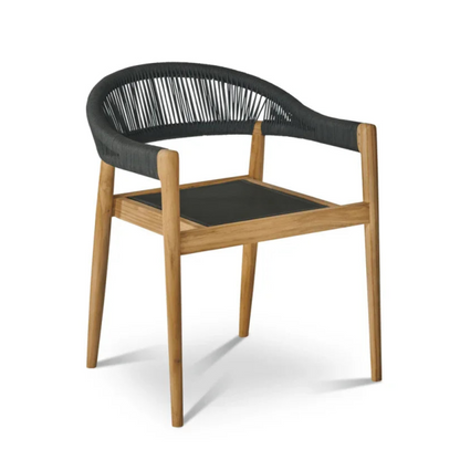 Klint Teak Patio Rectangular Dining Set 7PC-Outdoor Dining Sets-HiTeak-LOOMLAN