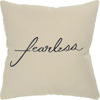 Knife Edge Sentiment Square Throw Pillow Cover Insert - LOOMLAN - LOOMLAN - Throw Pillows