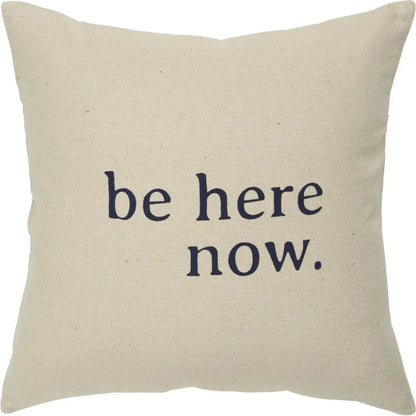 Knife Edge Sentiment Throw Pillow Cover Insert - LOOMLAN - LOOMLAN - Throw Pillows