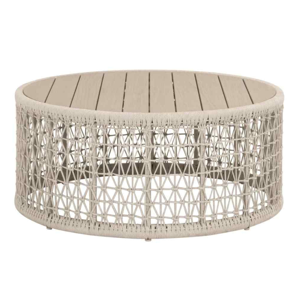 Knit Round Outdoor Coffee Table