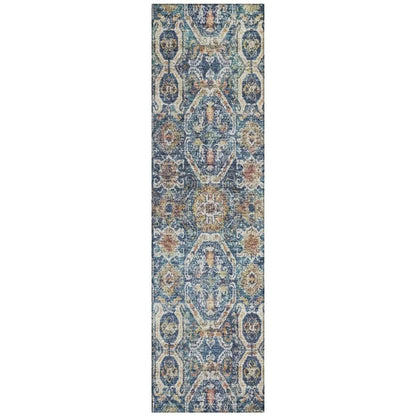 Knotra Blue Washable Indoor - Outdoor Rug - LOOMLAN - LOOMLAN Rugs - Outdoor Rugs