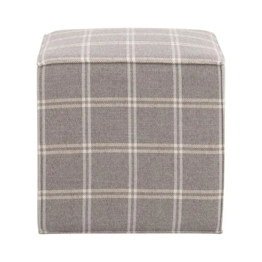 Knox Versatile Performance Fabric Accent Cube - LOOMLAN - Essentials For Living - Poufs and Stools