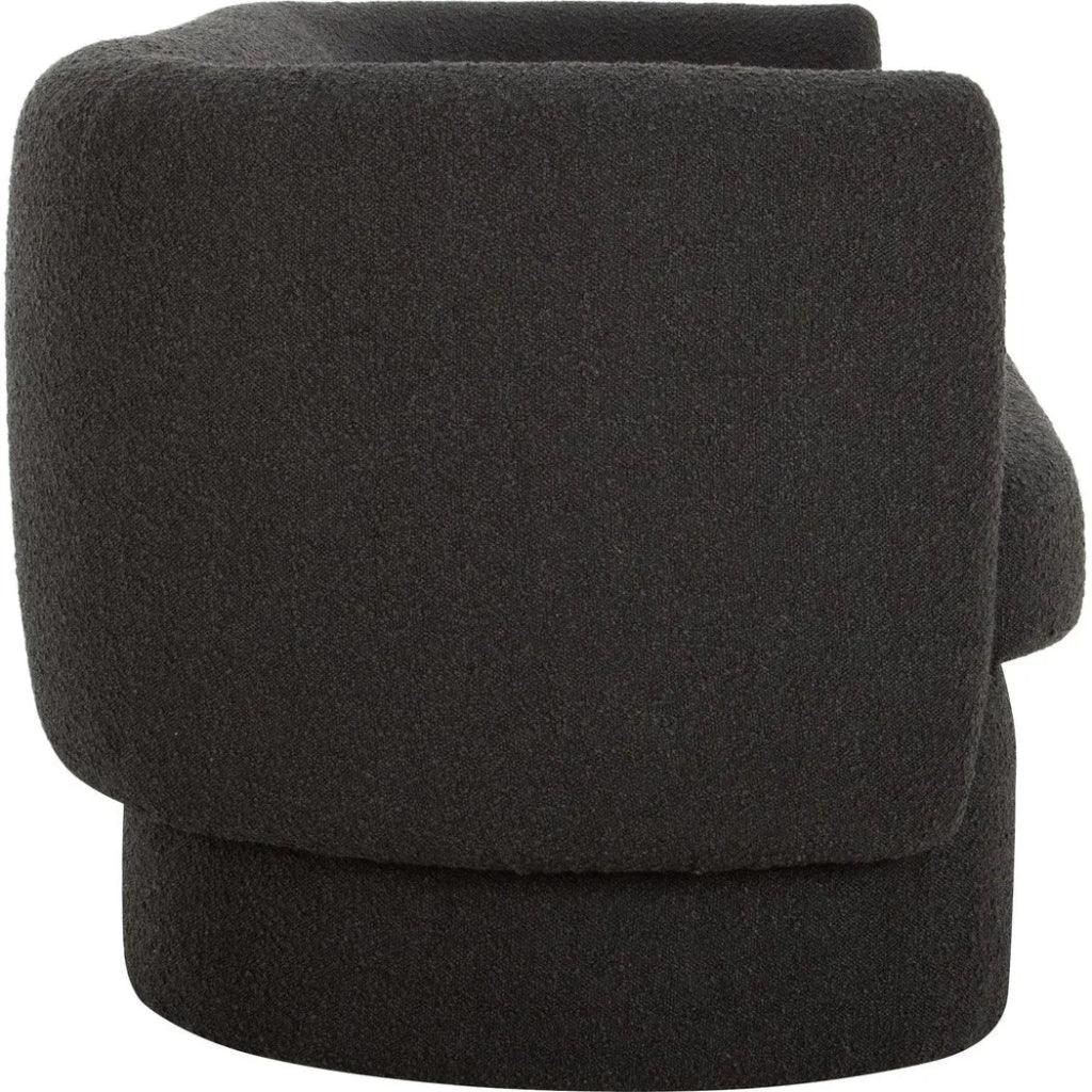 Koba Performance Fabric Black Sofa - LOOMLAN - Moe's Home - Sofas & Loveseats