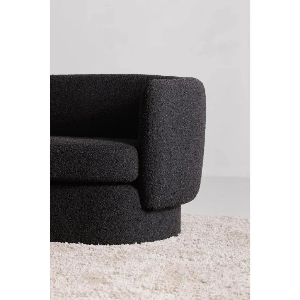 Koba Performance Fabric Black Sofa - LOOMLAN - Moe's Home - Sofas & Loveseats
