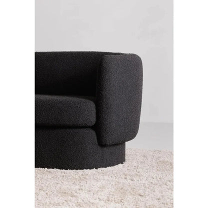 Koba Performance Fabric Black Sofa - LOOMLAN - Moe's Home - Sofas & Loveseats