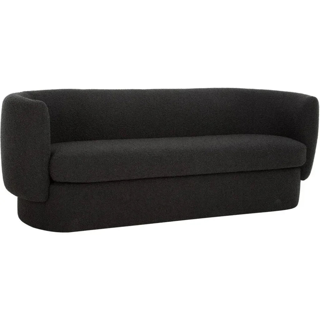 Koba Performance Fabric Black Sofa - LOOMLAN - Moe's Home - Sofas & Loveseats