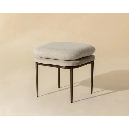 Koffi Fabric Contemporary Stool - LOOMLAN - SUNPAN - Poufs and Stools
