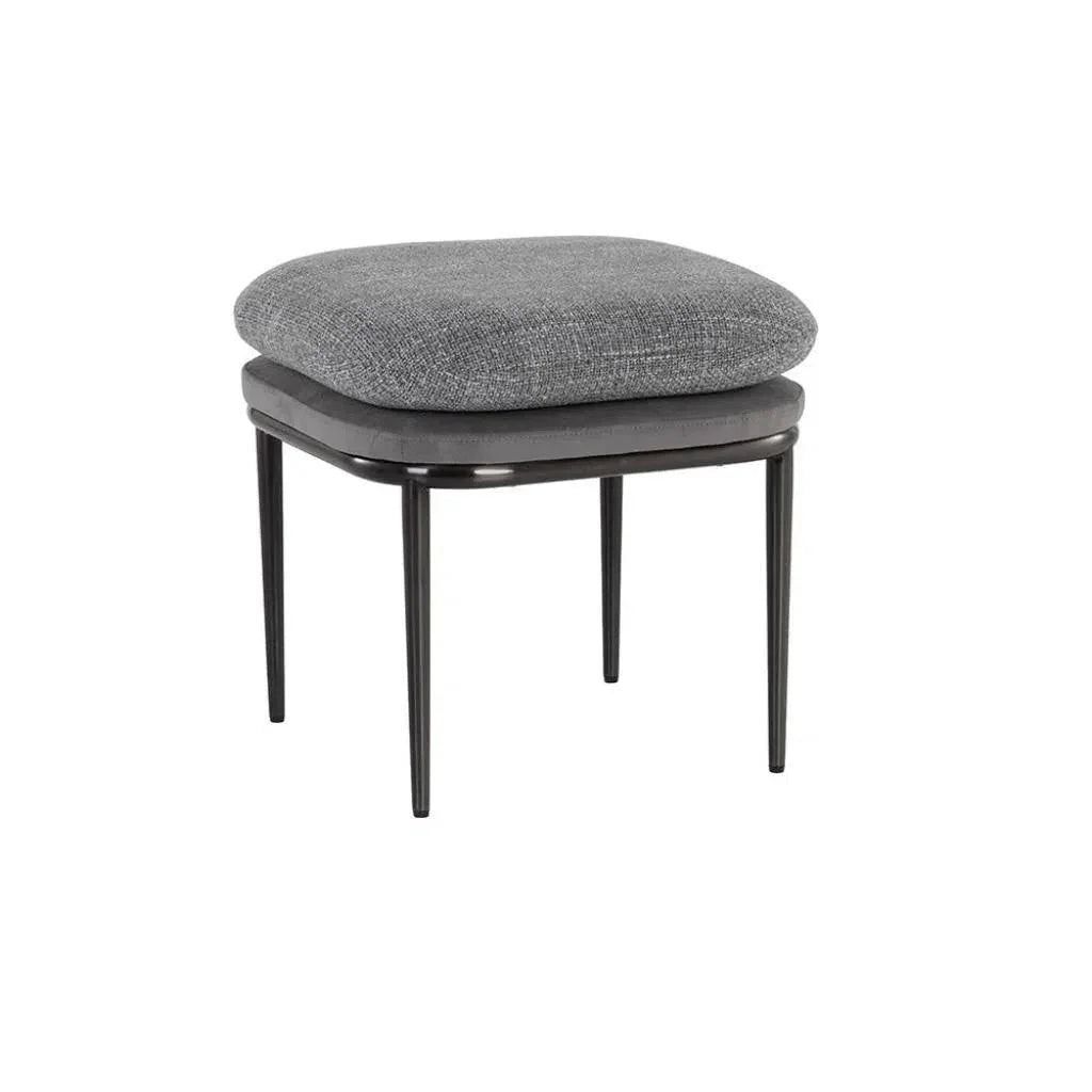 Koffi Fabric Contemporary Stool - LOOMLAN - SUNPAN - Poufs and Stools