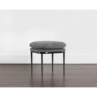 Koffi Fabric Contemporary Stool - LOOMLAN - SUNPAN - Poufs and Stools