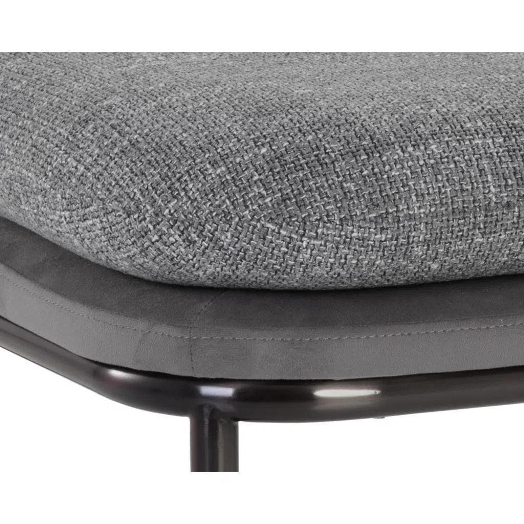 Koffi Fabric Contemporary Stool - LOOMLAN - SUNPAN - Poufs and Stools