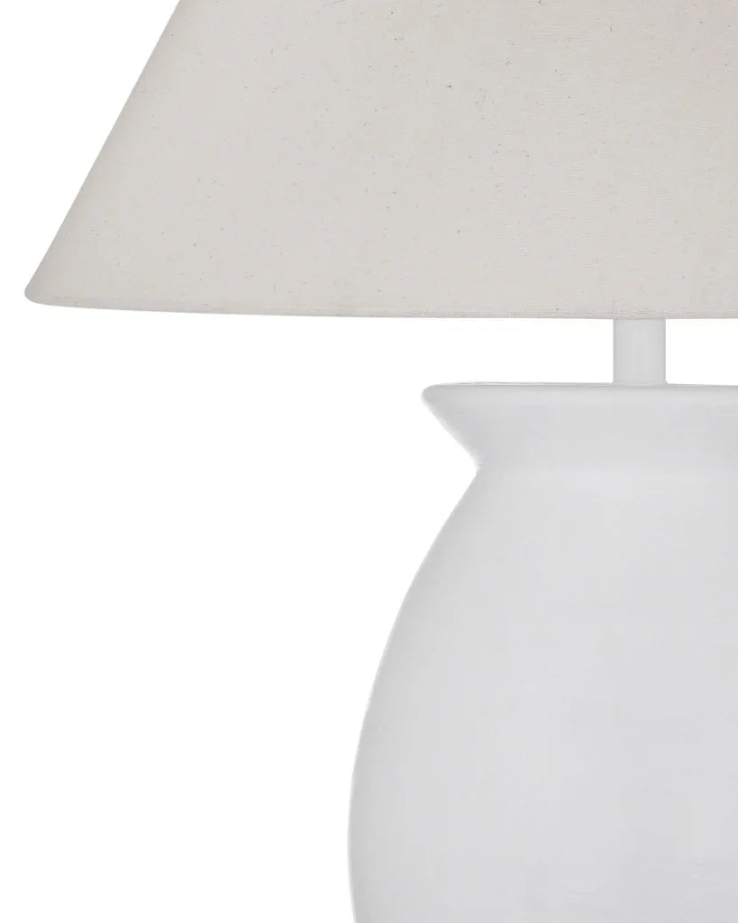 Koler Grey Ceramic Base Table Lamp - LOOMLAN - Bassett Mirror - Table Lamps