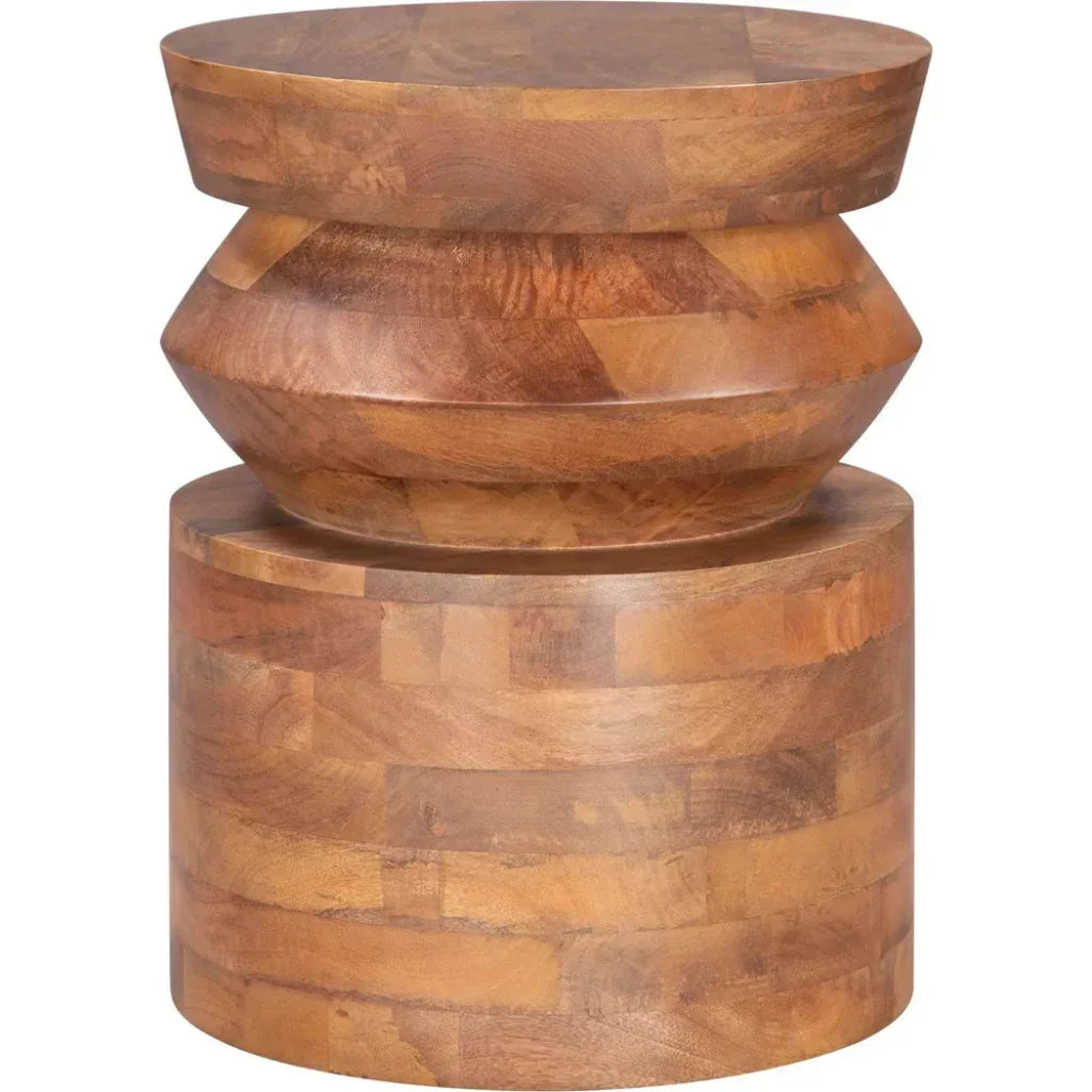 Kollam Side Table Brown - LOOMLAN - Zuo Modern - Side Tables