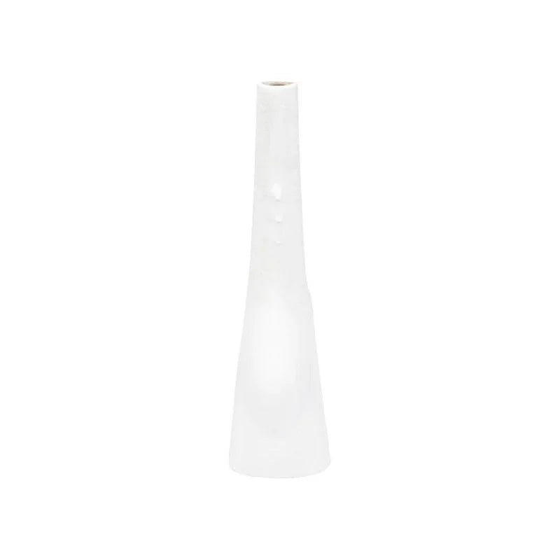 Kona White Glazed Ceramic Vase - LOOMLAN - Wildwood - Vases & Jars