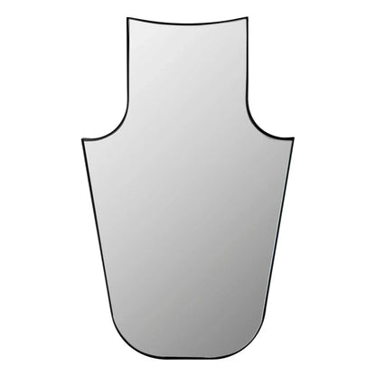 Konstance Black Steel Framed Wall Mirror - LOOMLAN - Noir - Wall Mirrors