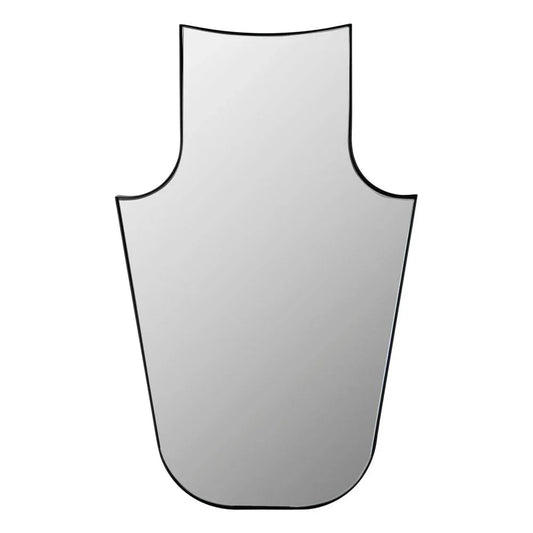 Konstance Black Steel Framed Wall Mirror - LOOMLAN - Noir - Wall Mirrors