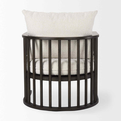 Kopari Boucle Fabric Accent Chair