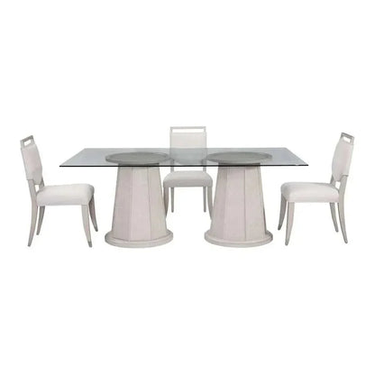 Korey Performance Fabric Armless Dining Chair 2PC - LOOMLAN - Bassett Mirror - Dining Chairs