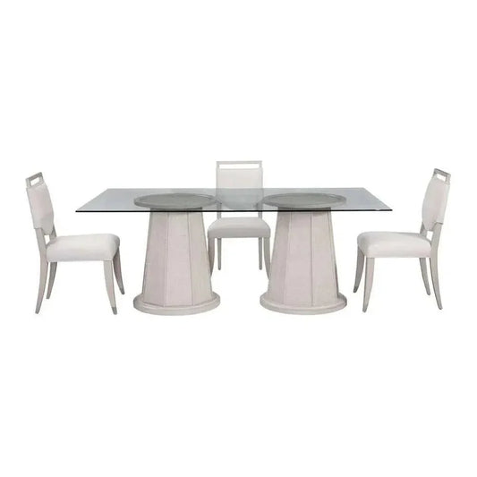 Korey Performance Fabric Armless Dining Chair 2PC - LOOMLAN - Bassett Mirror - Dining Chairs