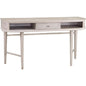 Korey Wood Cream Desk-Home Office Desks-Bassett Mirror-LOOMLAN