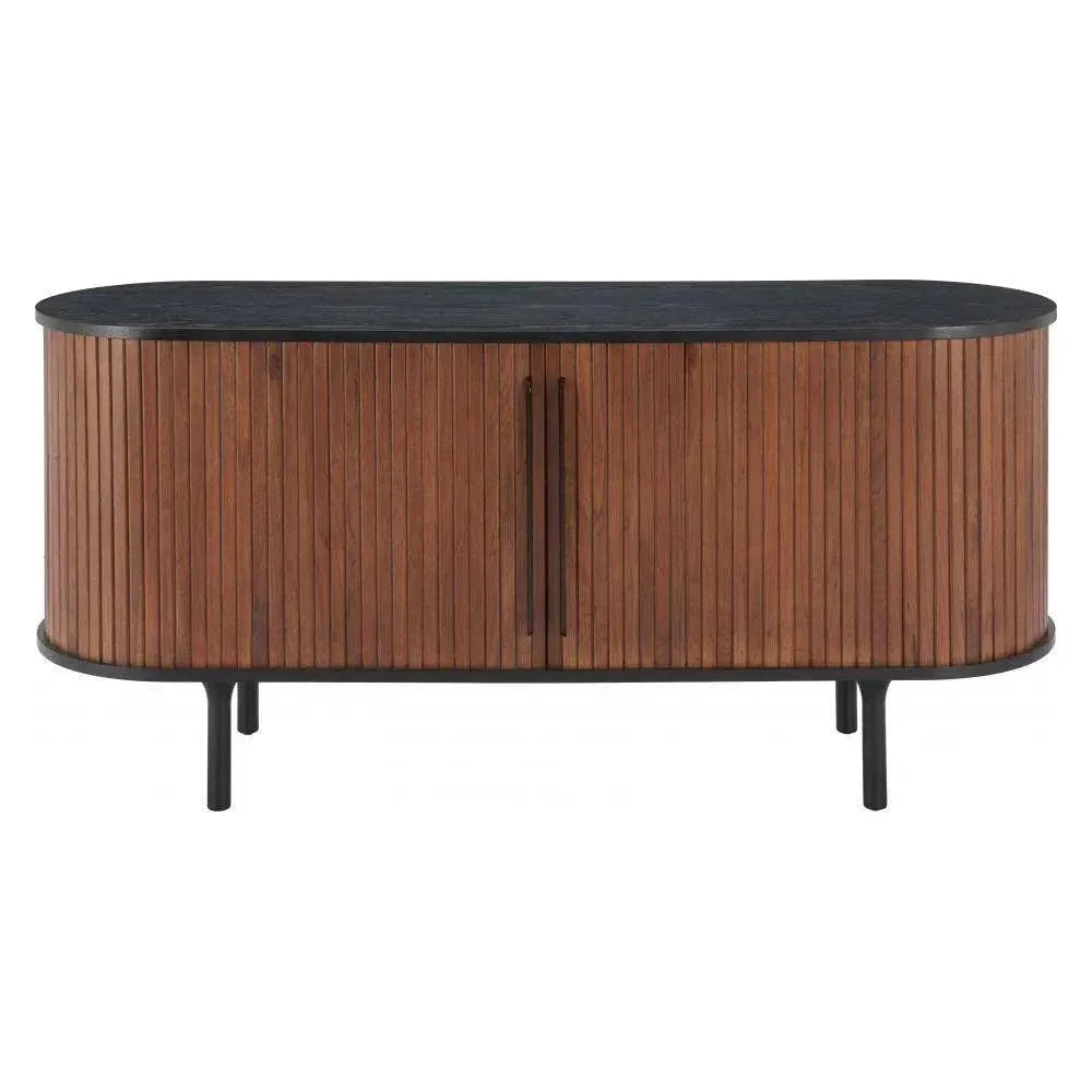 Koriana Wood Black and Walnut Sideboard - LOOMLAN - Zuo Modern - Sideboards