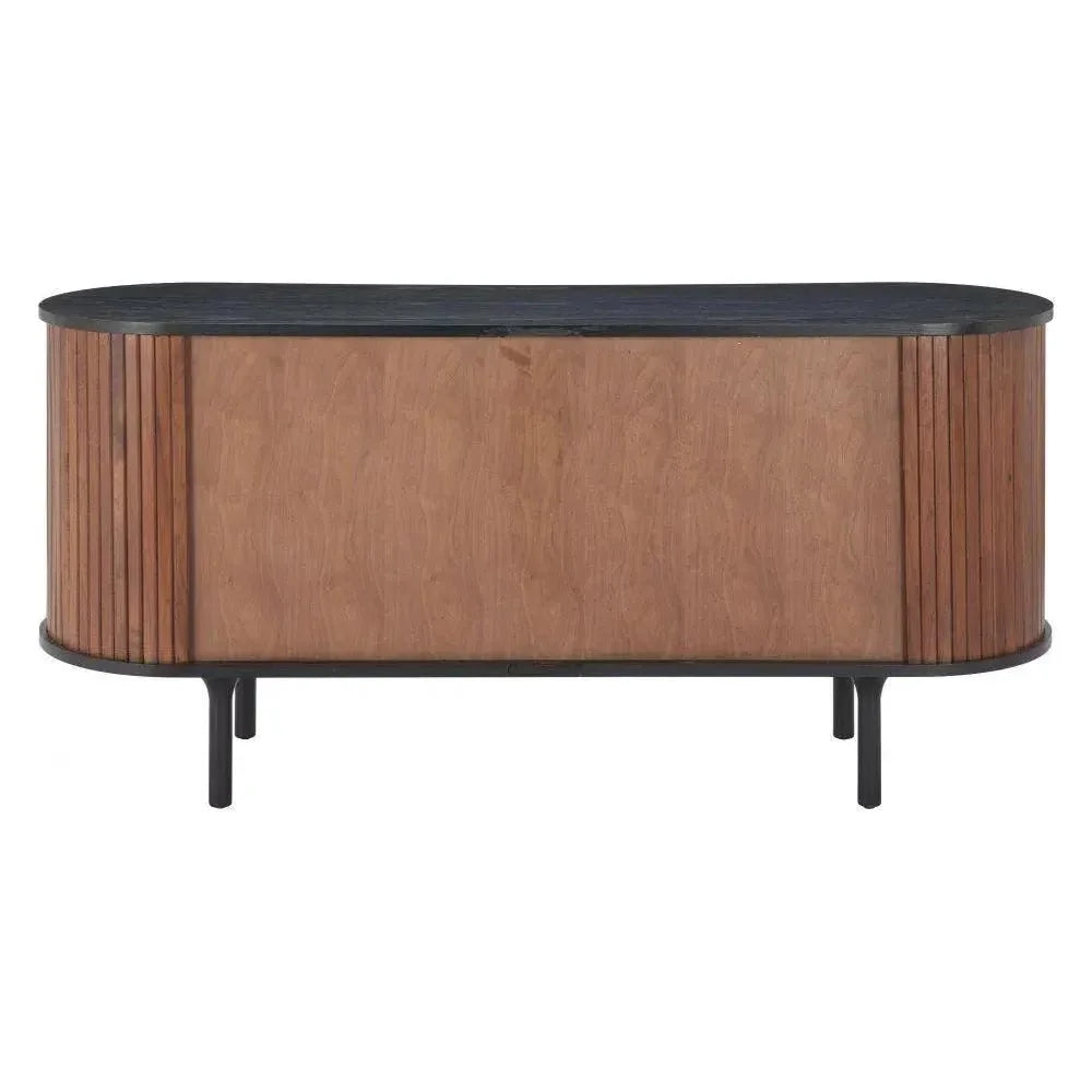 Koriana Wood Black and Walnut Sideboard - LOOMLAN - Zuo Modern - Sideboards